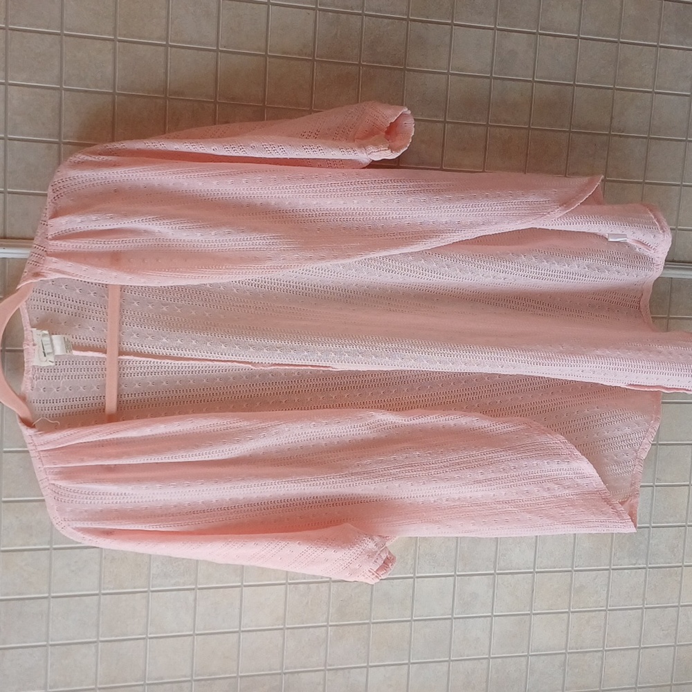 Self esteen pink cardigan